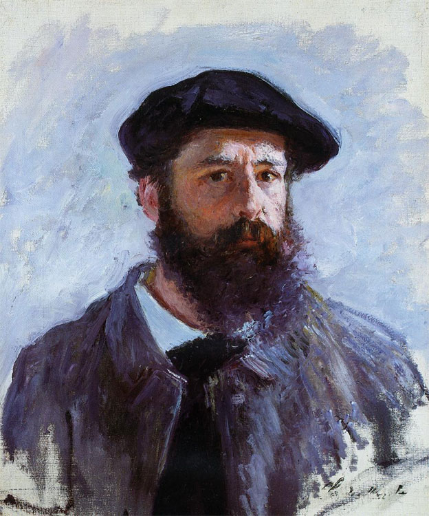 Autoportrait de Claude Monet Coiffe d’un Béret