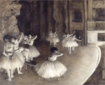 Repetition d un ballet sur la scene