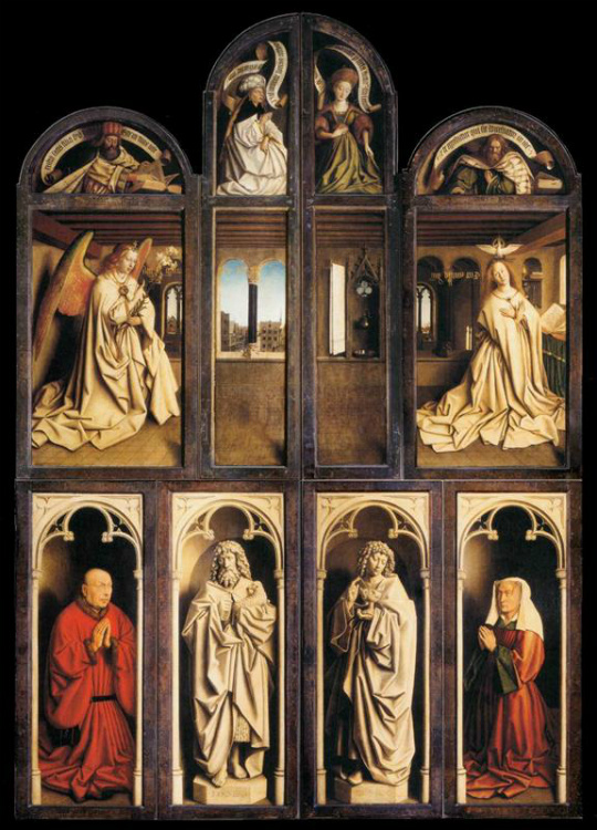 Left panel from the Ghent Altarpiece